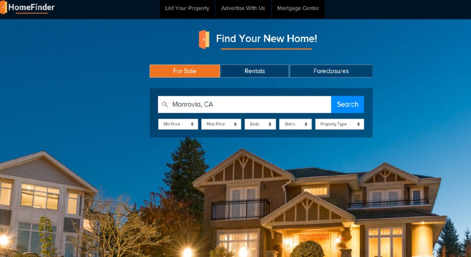 Scrape HomeFinder Property Data